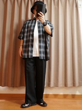 「antiqua（アンティカ）のアイテム（アクセサリー）」を使った、宣さん（メンズ・168cm）の夏コーディネート