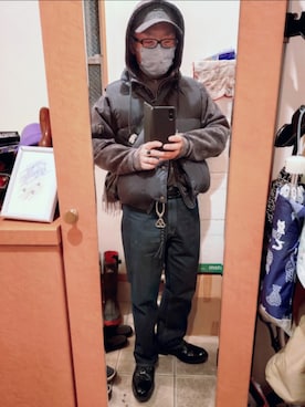 「999.9（フォーナインズ）のアイテム」を使った、宣さん（メンズ・168cm）の春コーディネート