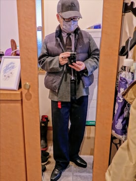 「999.9（フォーナインズ）のアイテム」を使った、宣さん（メンズ・168cm）の春コーディネート