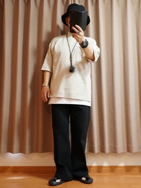 宣さん(メンズ・168cm)の夏コーディネート