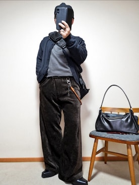 「アイテム（キャスケット）」を使った、宣さん（メンズ・168cm）の春コーディネート