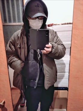 「999.9（フォーナインズ）のアイテム」を使った、宣さん（メンズ・168cm）の冬コーディネート