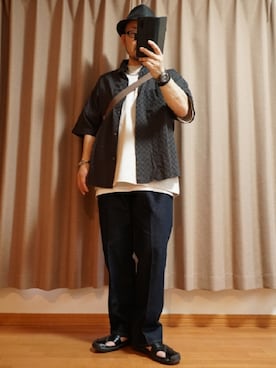 「antiqua（アンティカ）のアイテム（アクセサリー）」を使った、宣さん（メンズ・168cm）の夏コーディネート