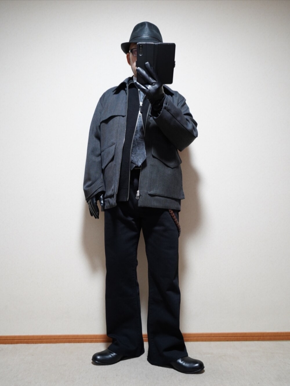 ジャケット・アウター LIDNM VINTAGE GABA CRUISER LIDNM（リドム）の「VINTAGE GABA CRUISER（ブルゾン）」 - WEAR
