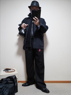 「999.9（フォーナインズ）のアイテム」を使った、宣さん（メンズ・168cm）の春コーディネート