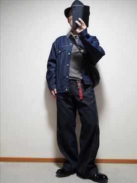 「アイテム（キーケース/キーアクセサリー）」を使った、宣さん（メンズ・168cm・50代）の秋コーディネート