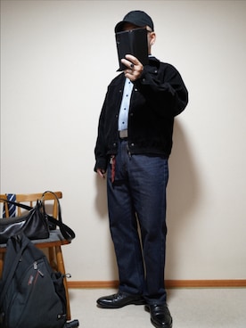 「no brand（ノーブランド）のアイテム」を使った、宣さん（メンズ・168cm）の秋コーディネート