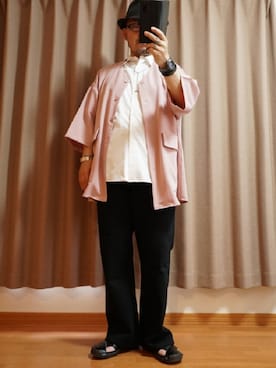 「アイテム（ピアス（両耳用））」を使った、宣さん（メンズ・168cm）の夏コーディネート