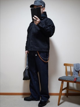 「999.9（フォーナインズ）のアイテム」を使った、宣さん（メンズ・168cm）の春コーディネート