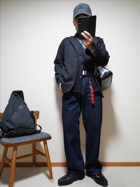 「no brand（ノーブランド）のアイテム」を使った、宣さん（メンズ・168cm）の秋コーディネート