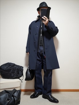 「999.9（フォーナインズ）のアイテム」を使った、宣さん（メンズ・168cm）の春コーディネート