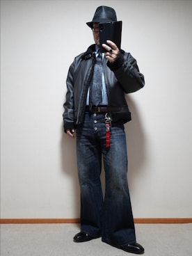 「アイテム（ジャケット/アウター）」を使った、宣さん（メンズ・168cm・50代）の秋コーディネート