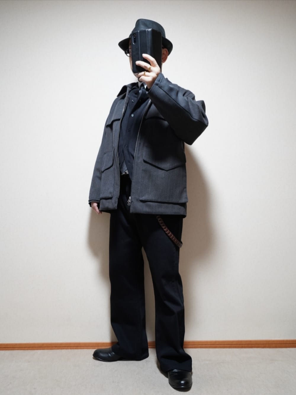 LIDNM（リドム）の「VINTAGE GABA CRUISER（ブルゾン）」 - WEAR