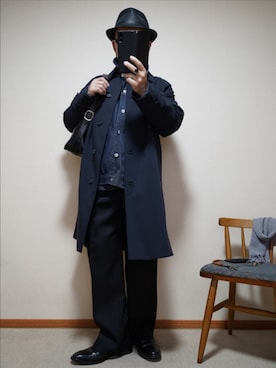 「999.9（フォーナインズ）のアイテム」を使った、宣さん（メンズ・168cm）の春コーディネート