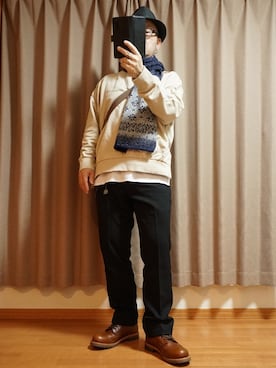 「antiqua（アンティカ）のアイテム（アクセサリー）」を使った、宣さん（メンズ・168cm）の秋コーディネート