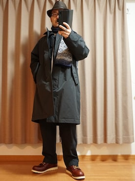「ウールパンツ」｜宣さん（メンズ・168cm）の秋コーディネート