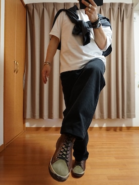 「antiqua（アンティカ）のアイテム（アクセサリー）」を使った、宣さん（メンズ・168cm）の夏コーディネート