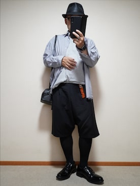 「アイテム（タンクトップ）」を使った、宣さん（メンズ・168cm・50代）の夏コーディネート
