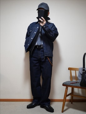 「GU（ジーユー）のアイテム（ジャケット/アウター）」を使った、宣さん（メンズ・168cm）の春コーディネート