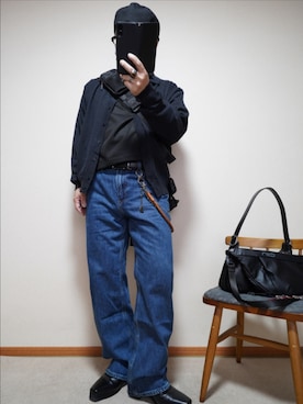 「アイテム（キャスケット）」を使った、宣さん（メンズ・168cm）の春コーディネート