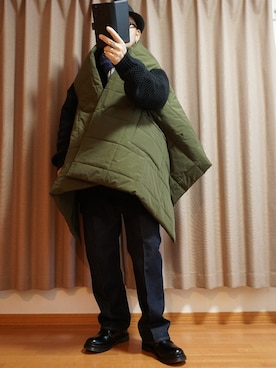 「antiqua（アンティカ）のアイテム（ジャケット/アウター）」を使った、宣さん（メンズ・168cm）の秋コーディネート