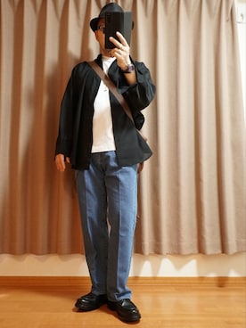 「アイテム（ピアス（片耳用））」を使った、宣さん（メンズ・168cm）の夏コーディネート