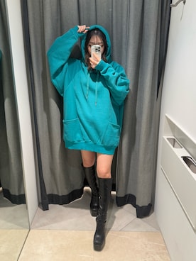 「ブーツコーデ」｜「アイテム（ワンピース/ドレス）」を使った、miaさん（レディース・158cm）の冬コーディネート