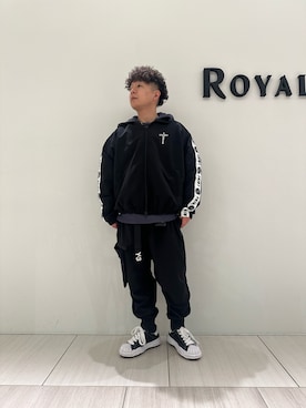 「ストリートファッション」｜「アイテム（ブルゾン）」を使った、中尾良平さん（メンズ・163cm）の春コーディネート