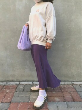 かなこ♡さん（レディース・154cm）の冬コーディネート