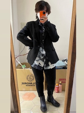 「GORGE（ゴージ）のアイテム（パンツ）」を使った、青桐彰さん（レディース・152cm）の秋コーディネート