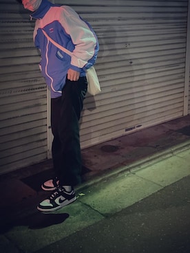 「インスタフォローしてね！」｜はしーさん（メンズ・168cm）の冬コーディネート