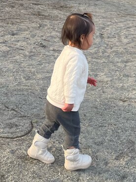 「アイテム（ブーツ）」を使った、shiizさん（レディース・161cm）の冬コーディネート