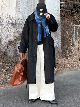 「soerte（ソエルテ）のアイテム」を使った、YUHEIさん（メンズ・178cm）の冬コーディネート