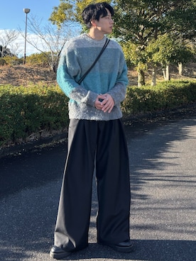 「アイテム（リング）」を使った、YUHEIさん（メンズ・178cm・20代）の冬コーディネート