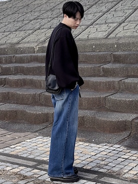 「アイテム（ブレスレット）」を使った、YUHEIさん（メンズ・178cm）の秋コーディネート