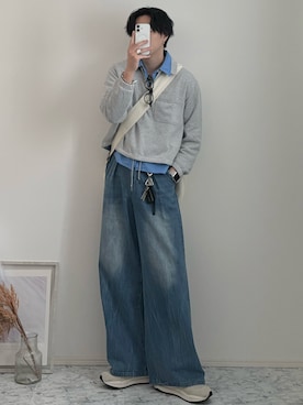 YUHEIさん（メンズ・178cm）の春コーディネート