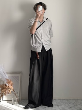 「LIDNM（リドム）のアイテム」を使った、YUHEIさん（メンズ・178cm）の夏コーディネート