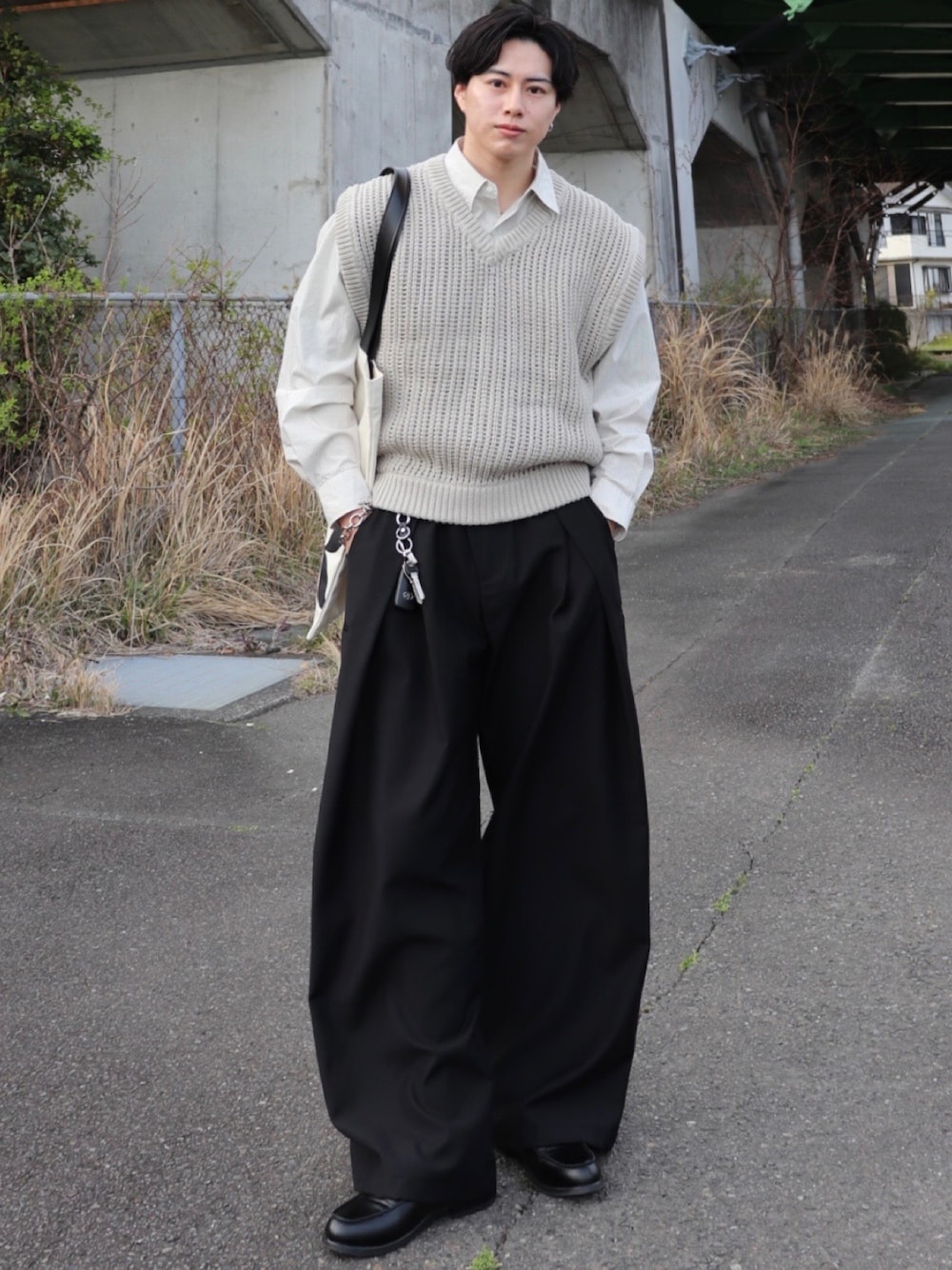LURAKU sheer knit best シアーニットベスト LURAKU】 sheer knit Best / LURAKU シアーニットベスト（ベスト