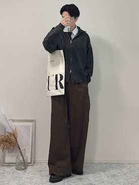 「アイテム（フォーマルスーツ/小物）」を使った、YUHEIさん（メンズ・178cm）の秋コーディネート