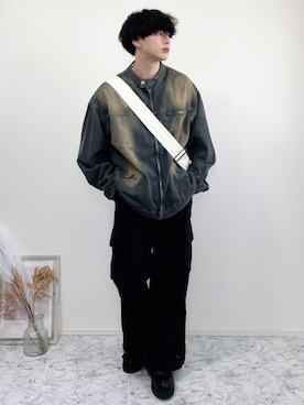 「マイベストコーデ2024」｜「アイテム（デニムジャケット）」を使った、YUHEIさん（メンズ・178cm）の秋コーディネート