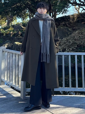 「FUNALIVE（ファンアライブ）のアイテム」を使った、YUHEIさん（メンズ・178cm）の冬コーディネート