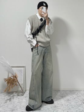 「アイテム（フォーマルスーツ/小物）」を使った、YUHEIさん（メンズ・178cm）の秋コーディネート