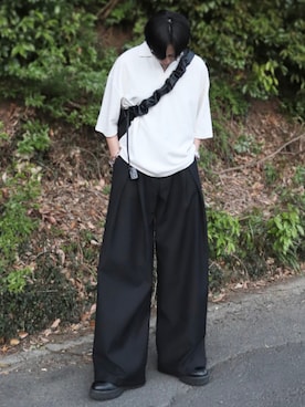 「RUUBON（ルーボン）のアイテム」を使った、YUHEIさん（メンズ・178cm）の夏コーディネート