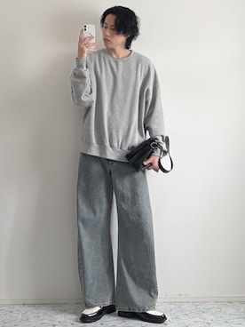 「GU（ジーユー）のアイテム（パンツ）」を使った、YUHEIさん（メンズ・178cm）の秋コーディネート
