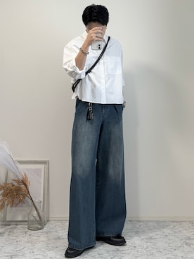 「アイテム（キーホルダー）」を使った、YUHEIさん（メンズ・178cm）の秋コーディネート