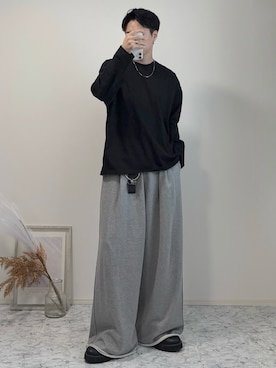 「アイテム（キーケース/キーアクセサリー）」を使った、YUHEIさん（メンズ・178cm）の秋コーディネート