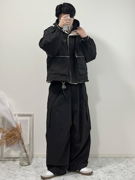 「アイテム（ネックレス）」を使った、YUHEIさん（メンズ・178cm・20代）の冬コーディネート