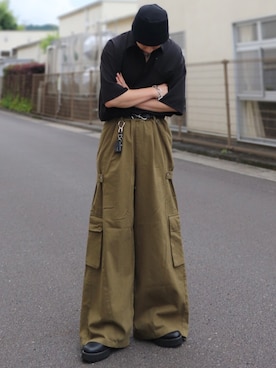 「アイテム（キーホルダー）」を使った、YUHEIさん（メンズ・178cm）の夏コーディネート