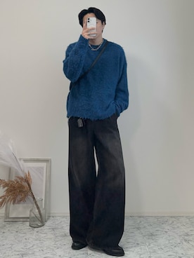 「INTER FACTORY（インターファクトリー）のアイテム」を使った、YUHEIさん（メンズ・178cm）の冬コーディネート