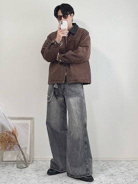 「アイテム（財布/小物）」を使った、YUHEIさん（メンズ・178cm・20代）の秋コーディネート